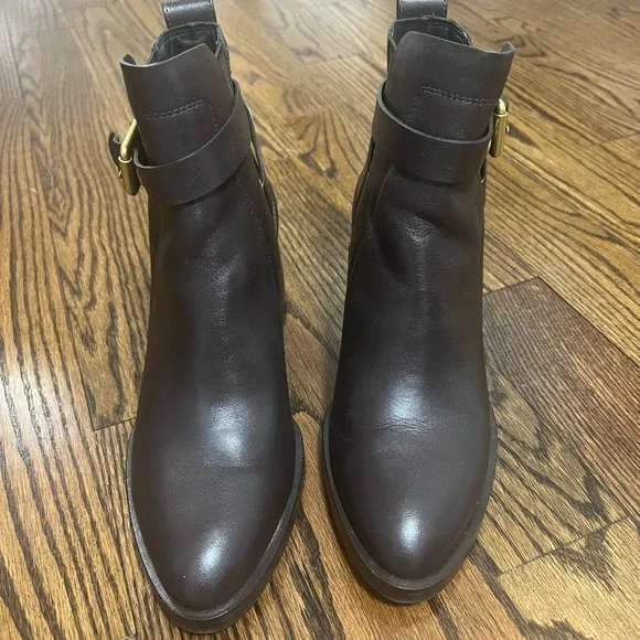 See by Chloé Women's Averi Block Heel Booties- Worn Twice - Picture 2 of 9